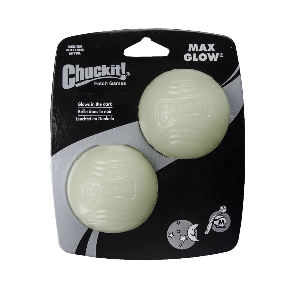 Tamsoje šviečianis kamuoliukas - Chuckit Max Glow