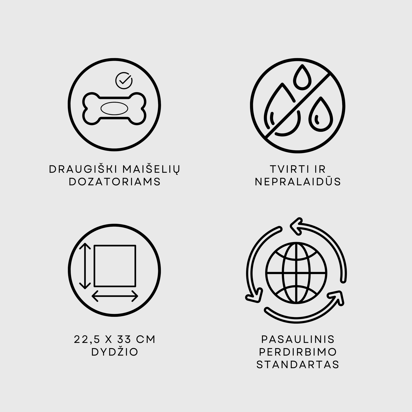 Green sheep - suyrantys maišeliai ekskrementams - 120 vnt.