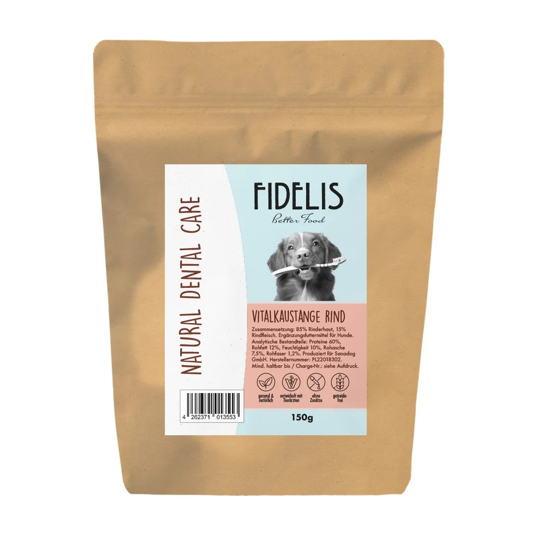 FIDELIS Kramtomos lazdelės su jautiena 150 g.