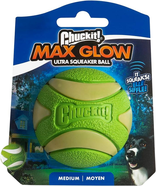 Tamsoje šviečiantis kamuoliukas Chuckit Max Glow Ultra