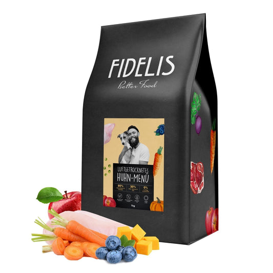 FIDELIS Air dried džiovintas maistas su vištiena, 1 kg.