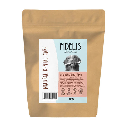 FIDELIS Kramtomos lazdelės su jautiena 150 g.