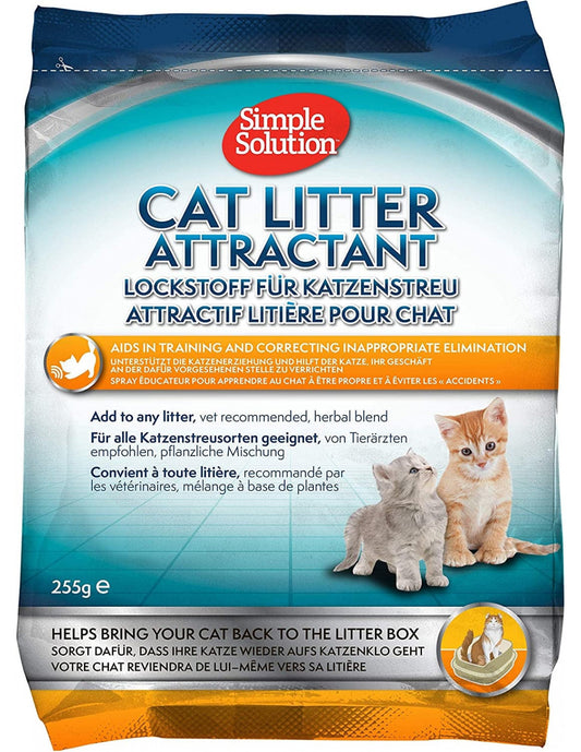 SIMPLE SOLUTION Milteliai, skatinantys kates atlikti gamtinius reikalus norimoje vietoje, 255g