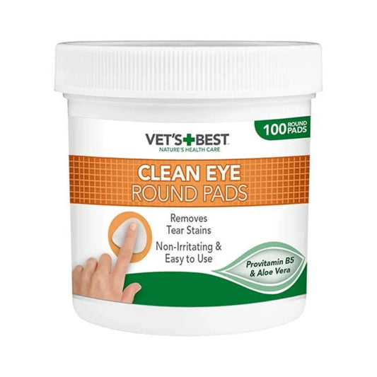VET'S BEST CLEAN EYE SERVETĖLĖS AKIMS VALYTI, 100 vnt.